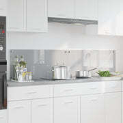 Kuhinjski zid 2 pcs Svijetlo siva 90 x 40 cm