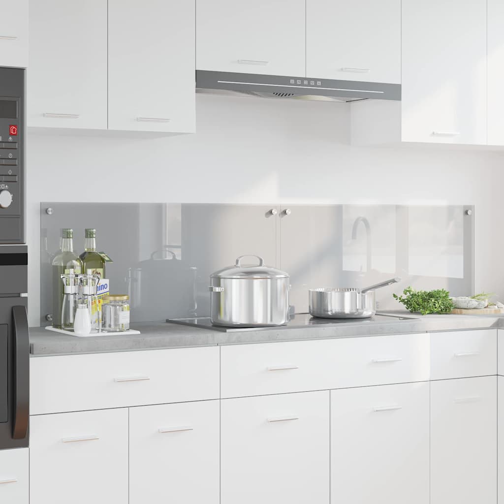 Kuhinjski zid 2 pcs Svijetlo siva 90 x 40 cm