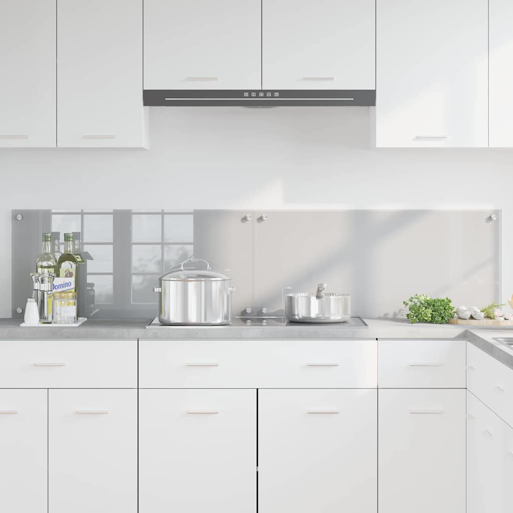 Kuhinjski zid 2 pcs Svijetlo siva 90 x 40 cm