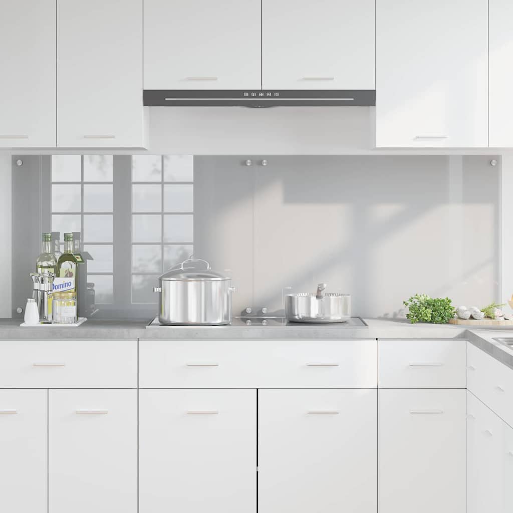Kuhinjski zid 2 pcs Svijetlo siva 90 x 60 cm