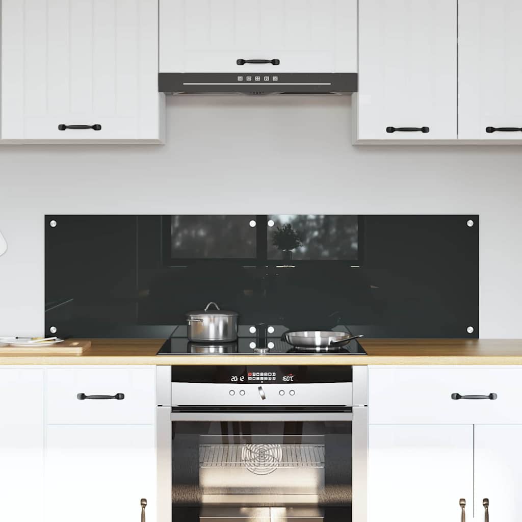 Kuhinjski zid 2 pcs Tamno siva 70 x 40 cm