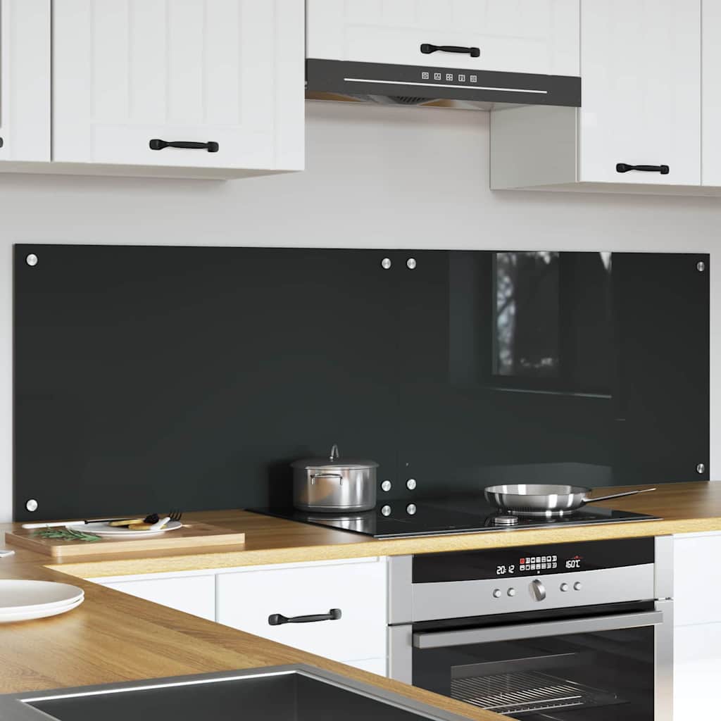 Kuhinjski zid 2 pcs Tamno siva 80 x 50 cm