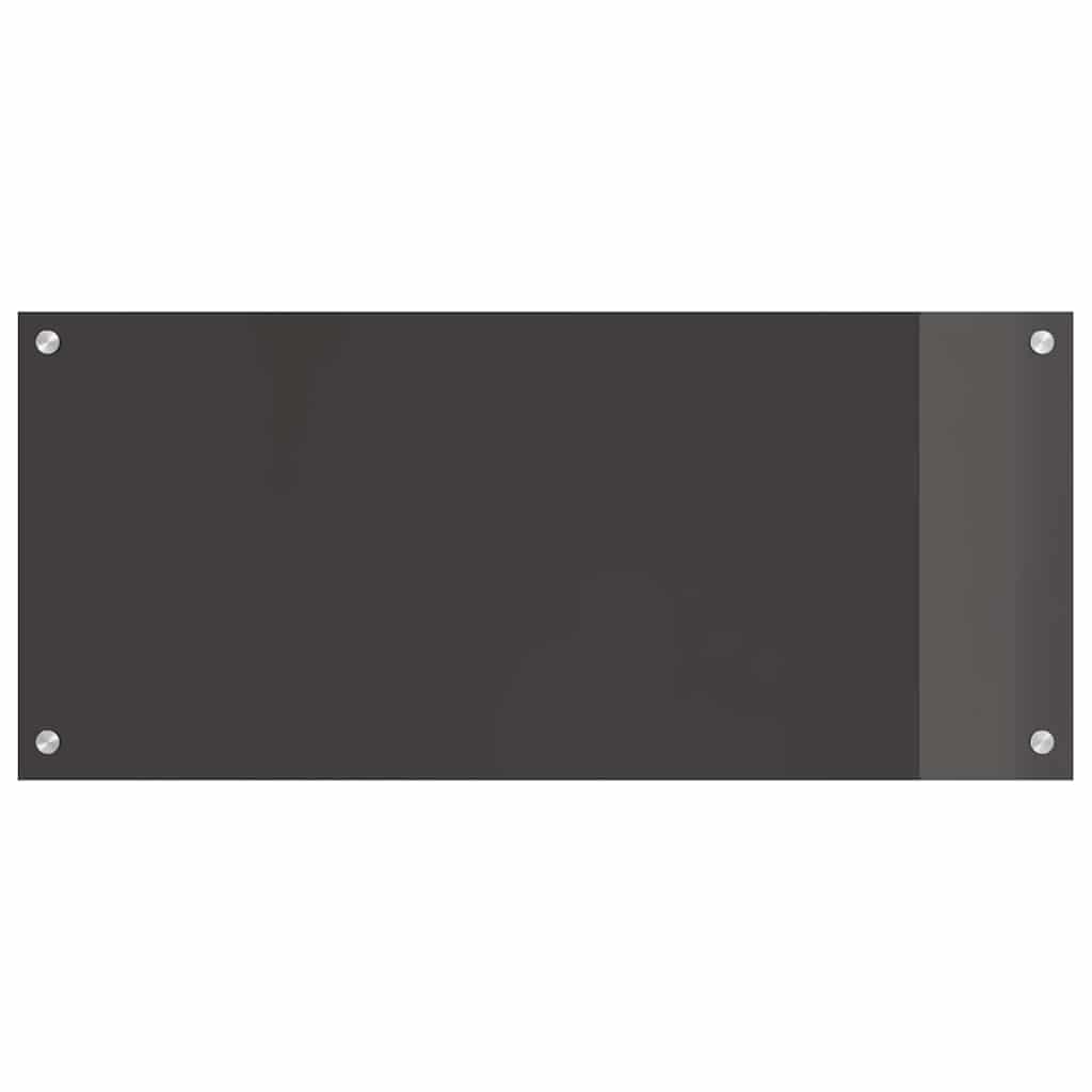 Kuhinjski zid 2 pcs Tamno siva 90 x 40 cm