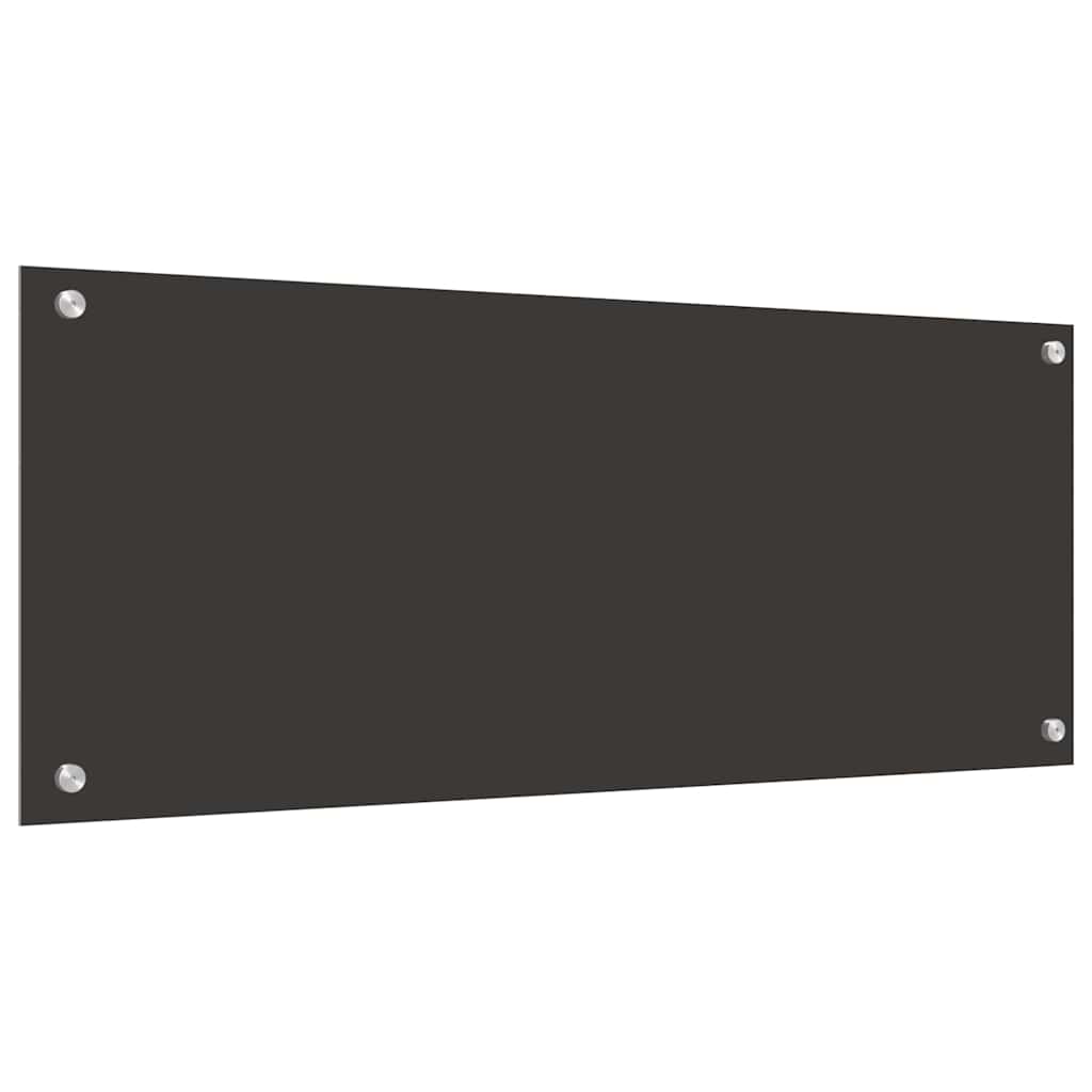 Kuhinjski zid 2 pcs Tamno siva 100 x 40 cm
