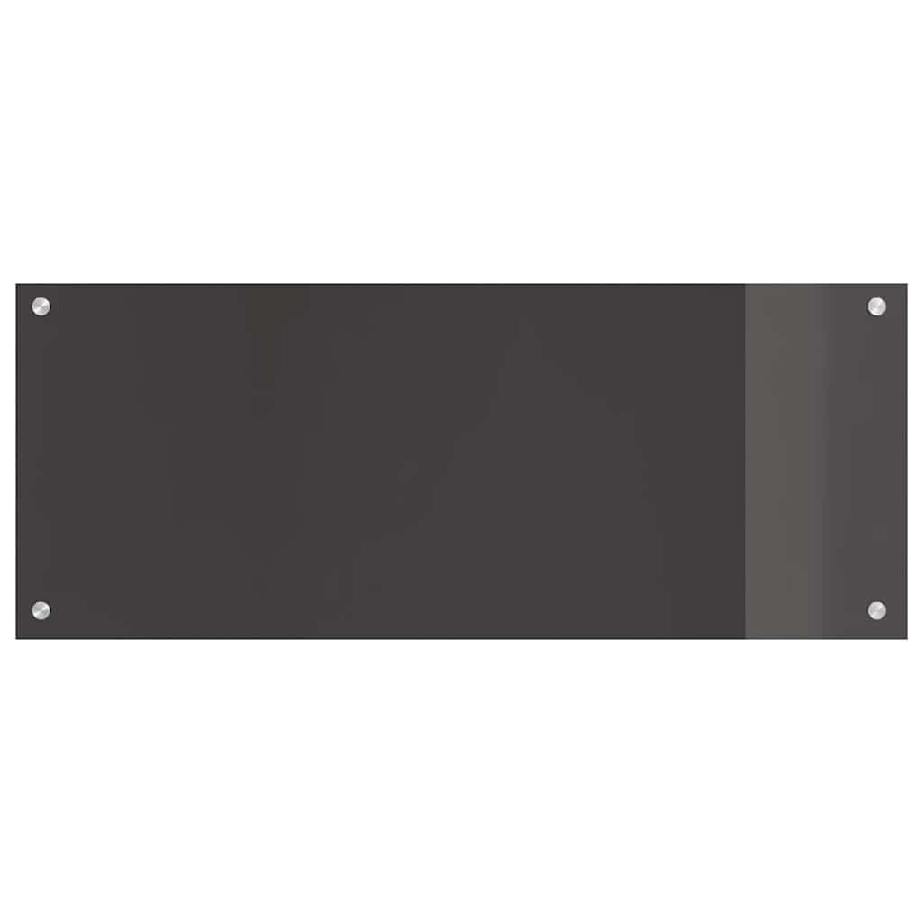 Kuhinjski zid 2 pcs Tamno siva 100 x 40 cm