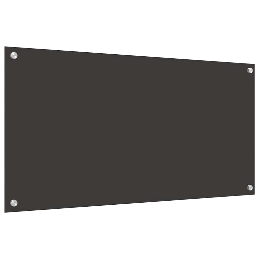 Kuhinjski zid 2 pcs Tamno siva 100 x 50 cm