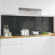 Kuhinjski zid 2 pcs Tamno siva 100 x 60 cm