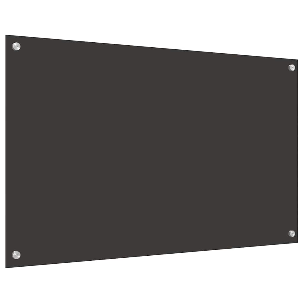Kuhinjski zid 2 pcs Tamno siva 100 x 60 cm
