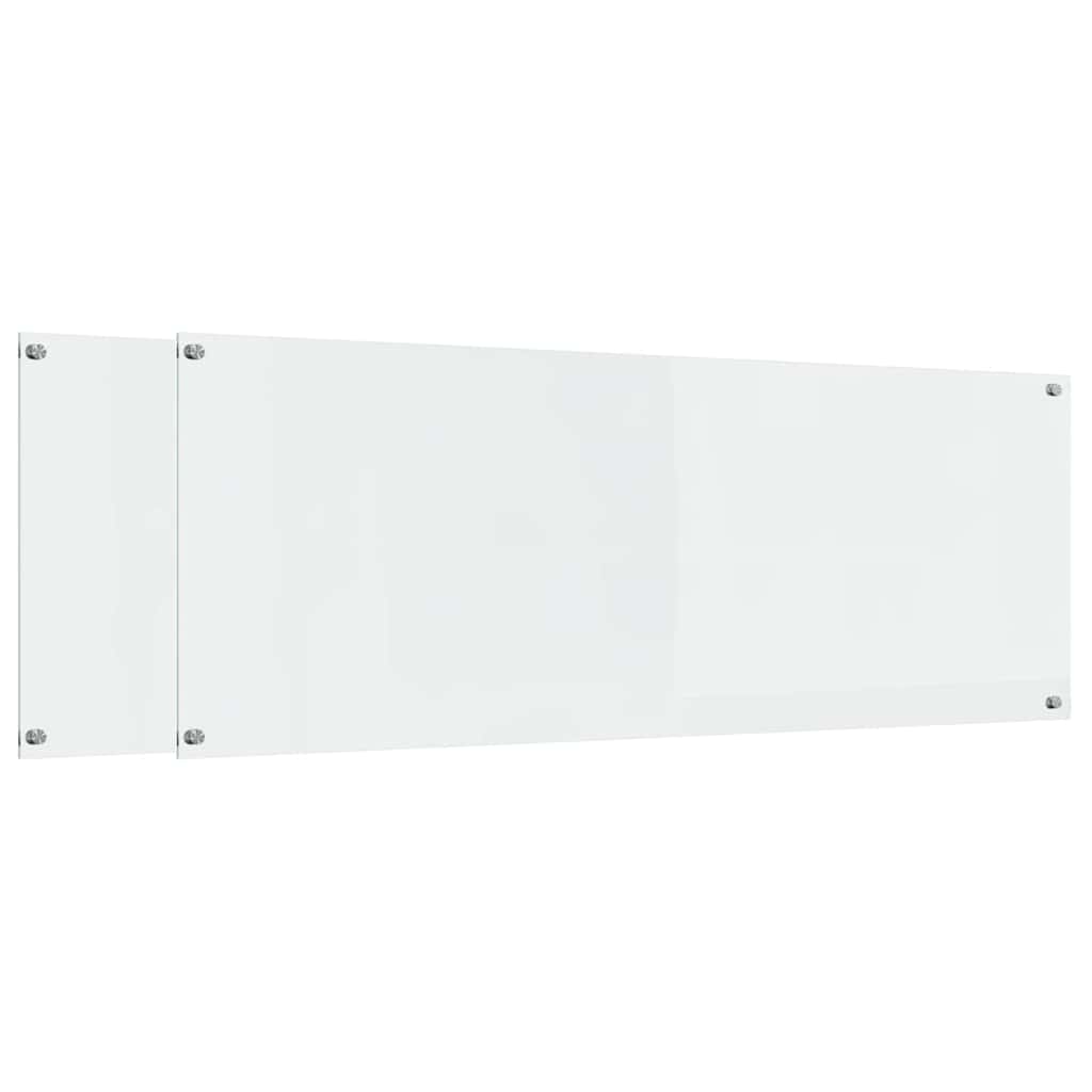 Kuhinjski zid 2 pcs *Transparent*an 110 x 40 cm
