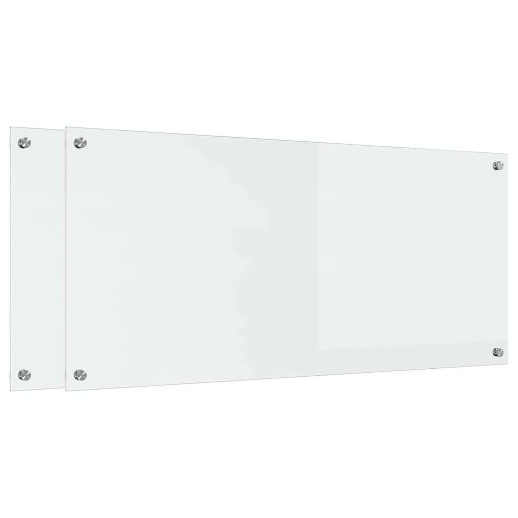 Kuhinjski zid 2 pcs *Transparent*an 110 x 50 cm