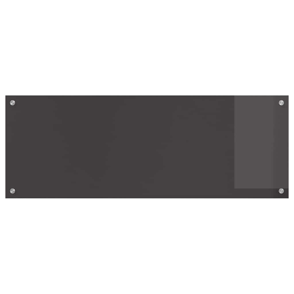 Kuhinjski zid 2 pcs Tamno siva 110 x 40 cm
