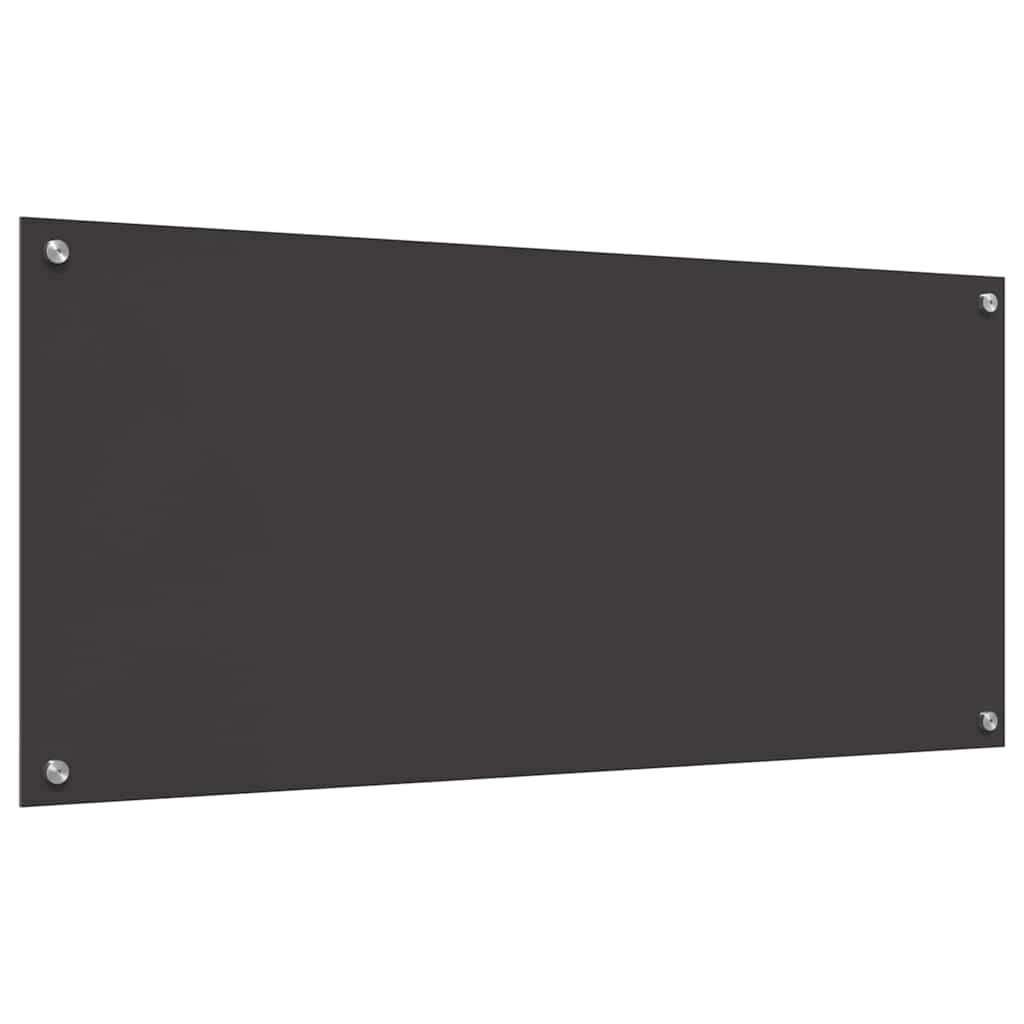 Kuhinjski zid 2 pcs Tamno siva 110 x 50 cm