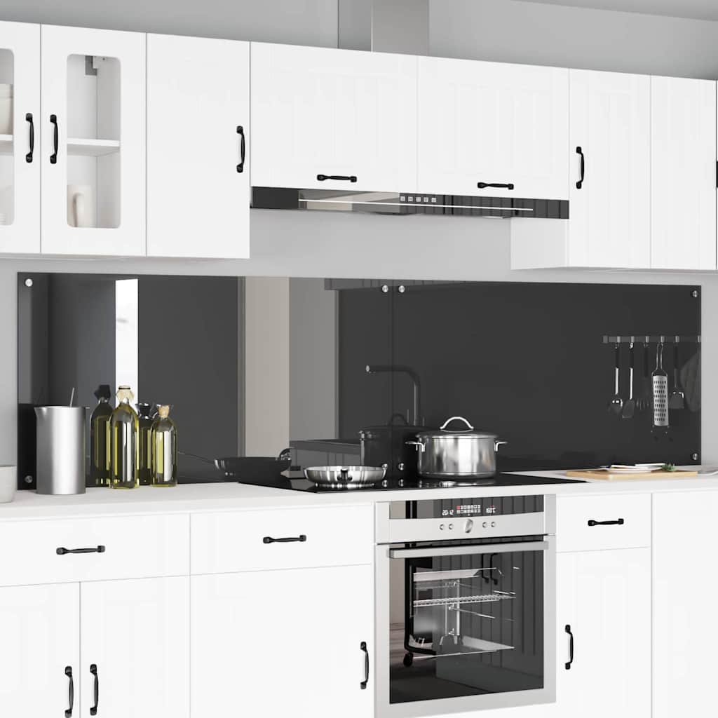 Kuhinjski zid 2 pcs Tamno siva 120 x 60 cm