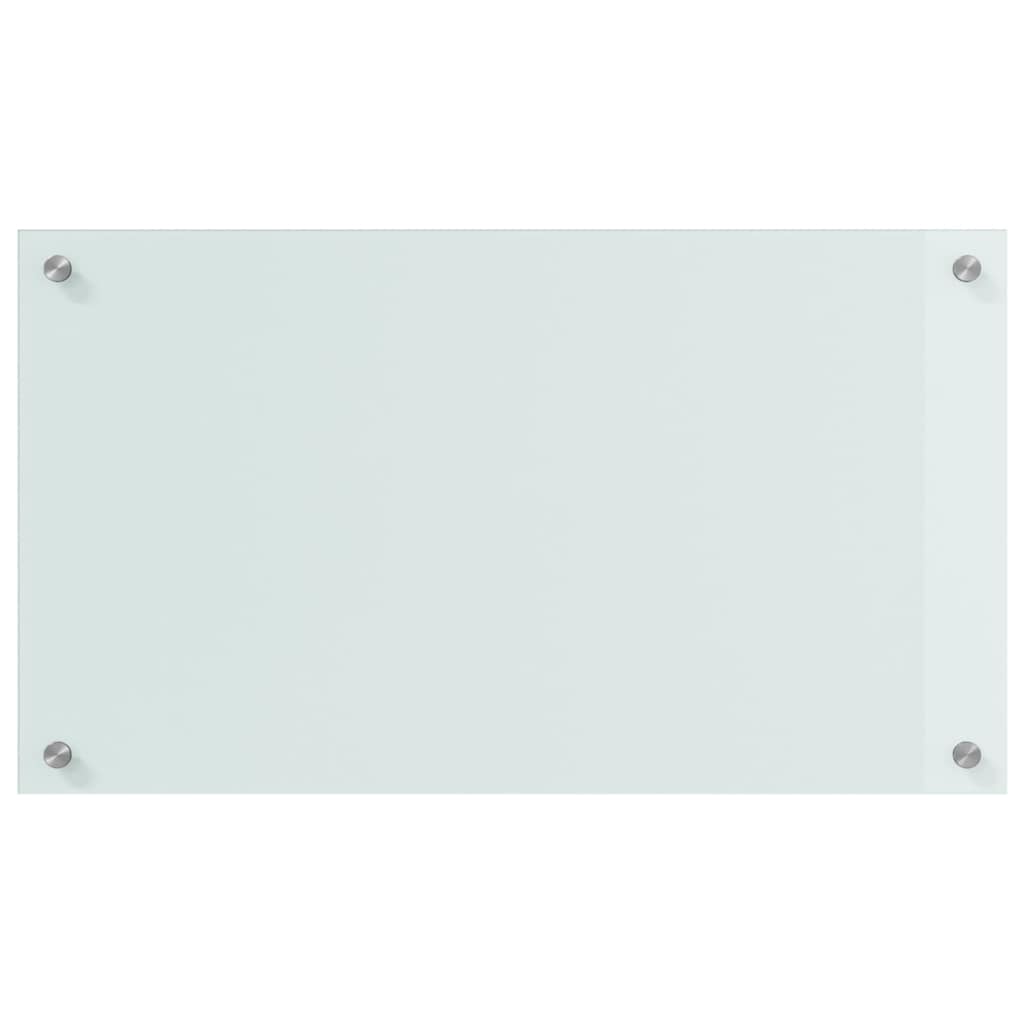 Kuhinjski zid 2 pcs Bijelo 70 x 40 cm Staklo otporno na udarce