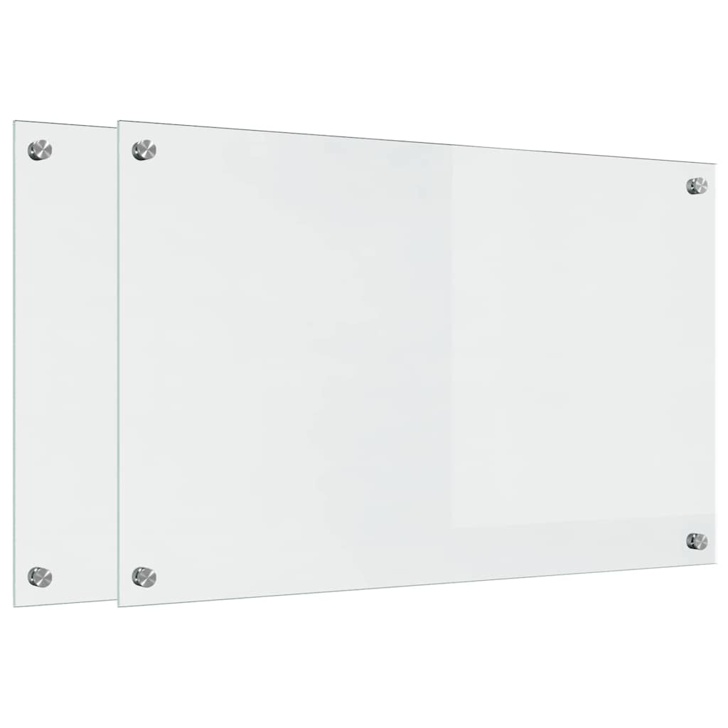 Kuhinjski zid 2 pcs *Transparent*an 80 x 50 cm