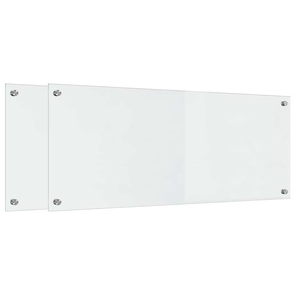 Kuhinjski zid 2 pcs *Transparent*an 100 x 40 cm