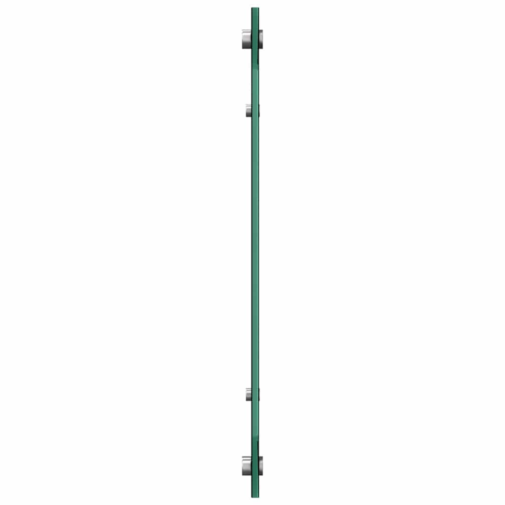 Kuhinjski zid 2 pcs Crna 100 x 50 cm Staklo otporno na udarce