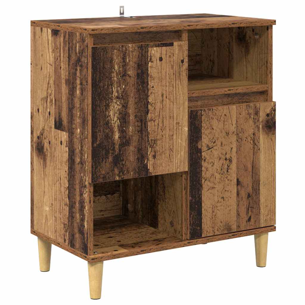 Komode 2 pcs Staro drvo 60 x 35 x 70 cm Konstruirano drvo
