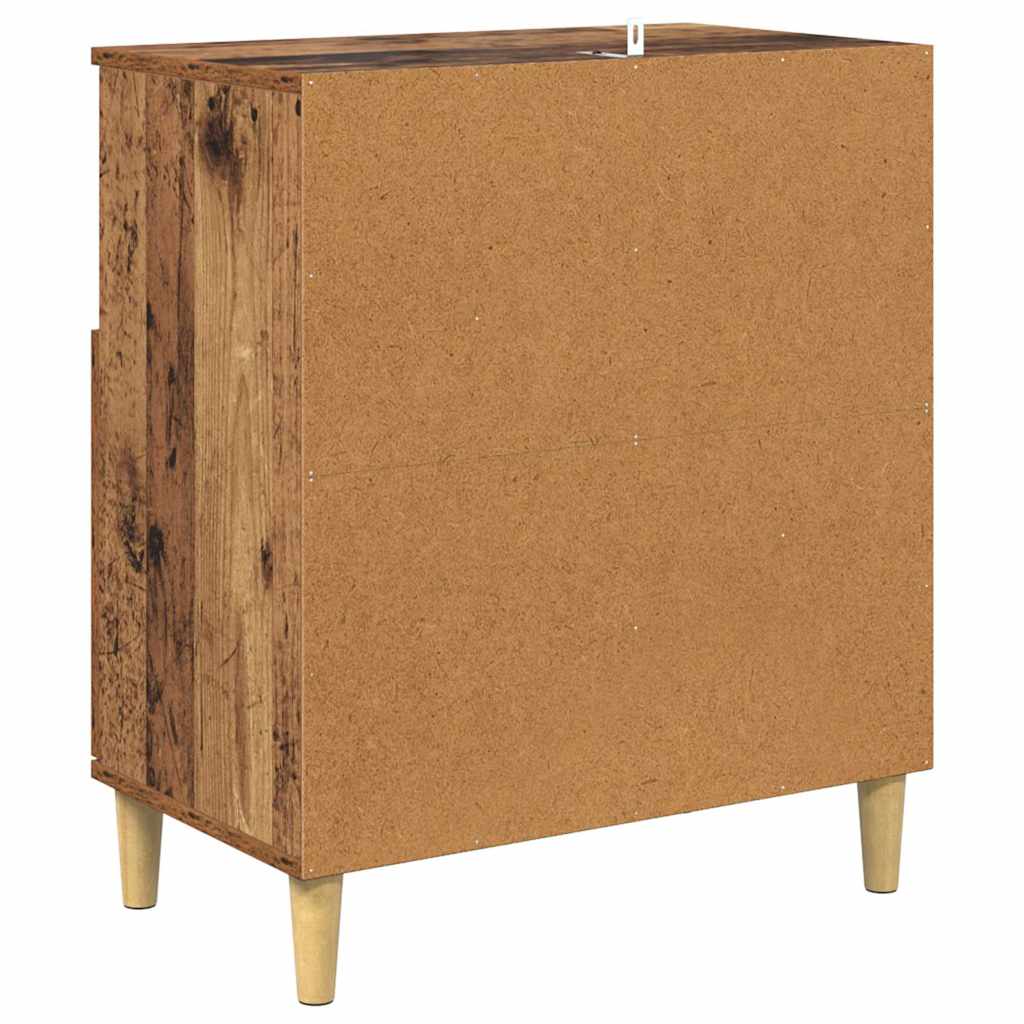 Komode 2 pcs Staro drvo 60 x 35 x 70 cm Konstruirano drvo