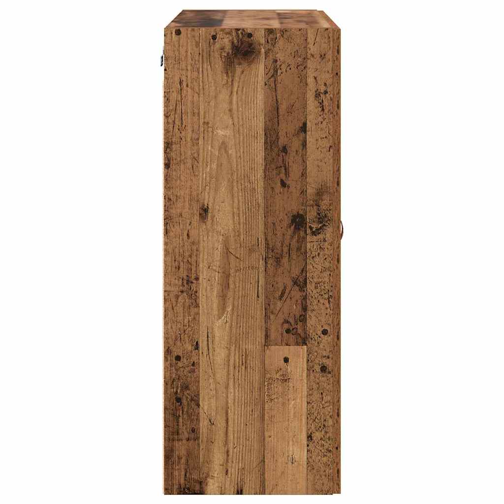Kabinetski zidni Zidne 2 pcs Staro drvo 69,5 x 34 x 90 cm