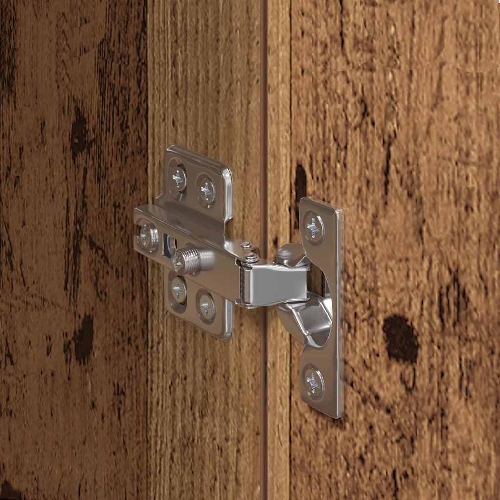 Kabinetski zidni Zidne 2 pcs Staro drvo 69,5 x 34 x 90 cm