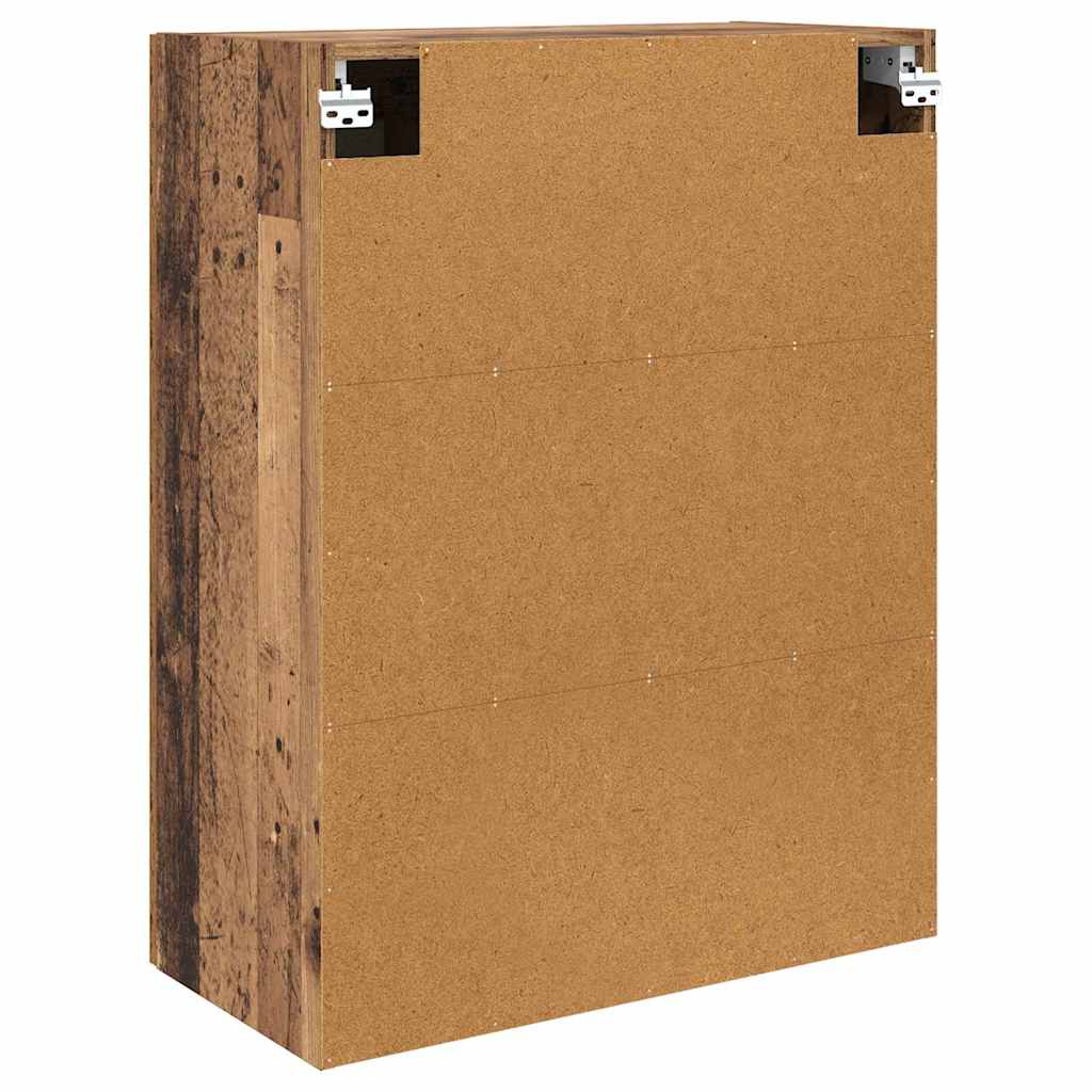 Kabinetski zidni Zidne 2 pcs Staro drvo 69,5 x 34 x 90 cm