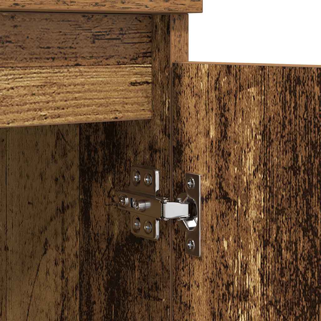 Komode 3 pcs Staro drvo 60 x 35 x 70 cm Konstruirano drvo