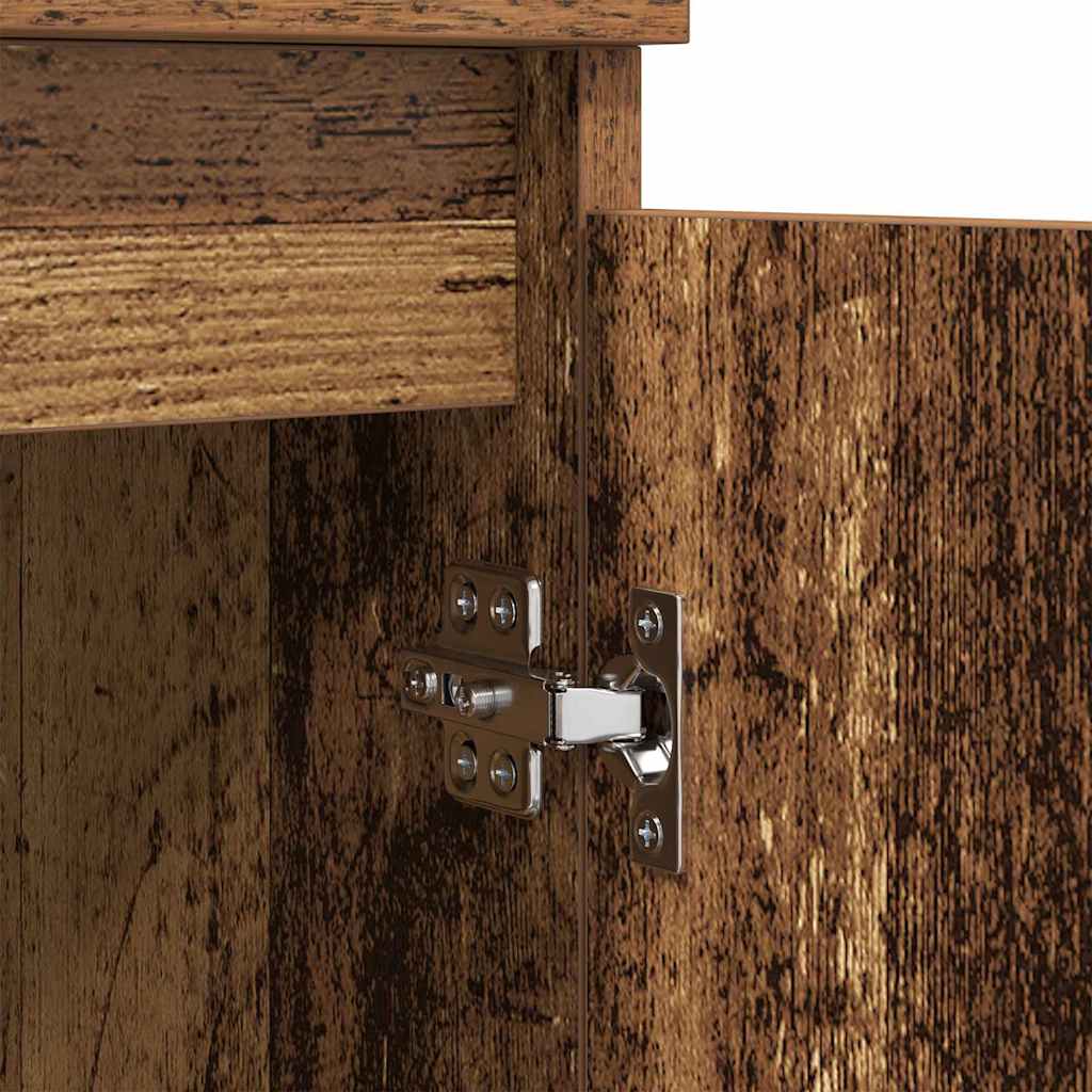 Komode 2 pcs Staro drvo 60 x 35 x 70 cm Konstruirano drvo