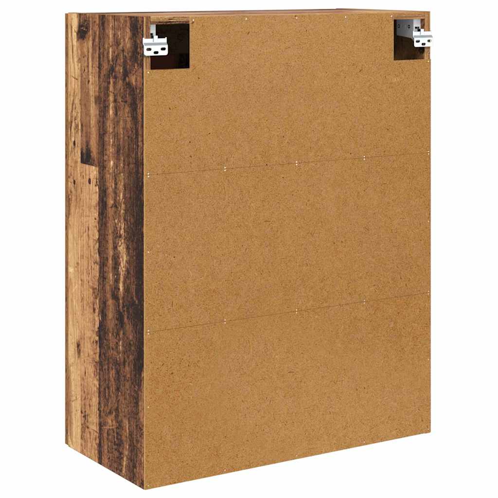 Kabinetski zidni Zidne 2 pcs Staro drvo 69,5 x 34 x 90 cm