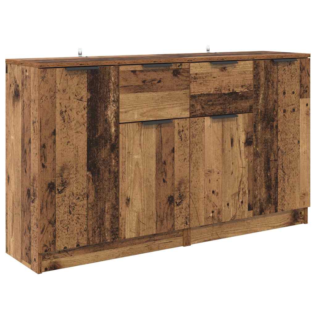 Komode 2 pcs Staro drvo 60 x 30 x 70 cm Konstruirano drvo