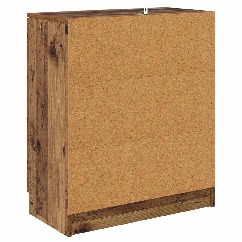 Komode 2 pcs Staro drvo 60 x 30 x 70 cm Konstruirano drvo