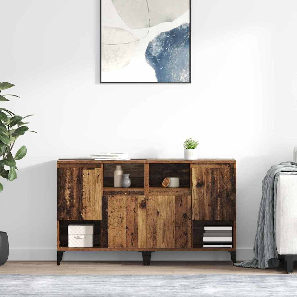 Komode 2 pcs Staro drvo 60 x 35 x 70 cm Konstruirano drvo