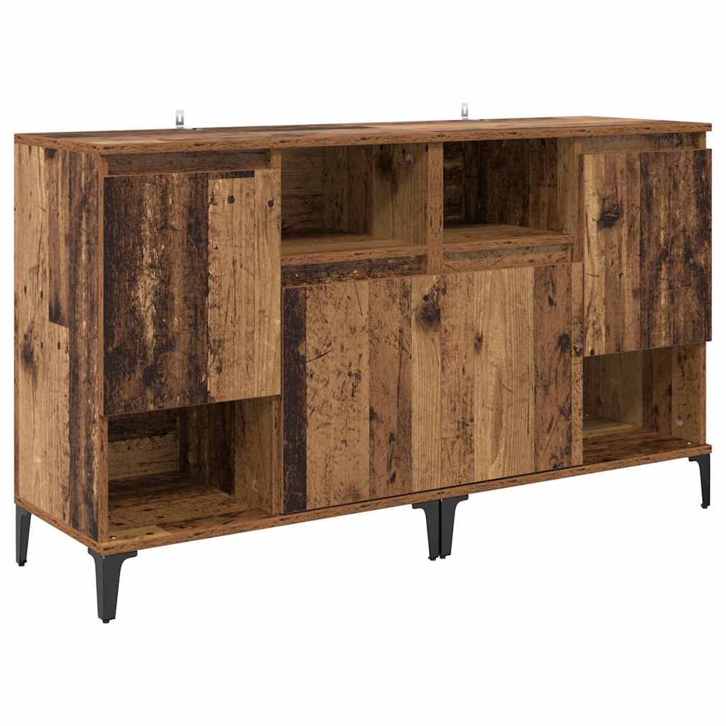 Komode 2 pcs Staro drvo 60 x 35 x 70 cm Konstruirano drvo