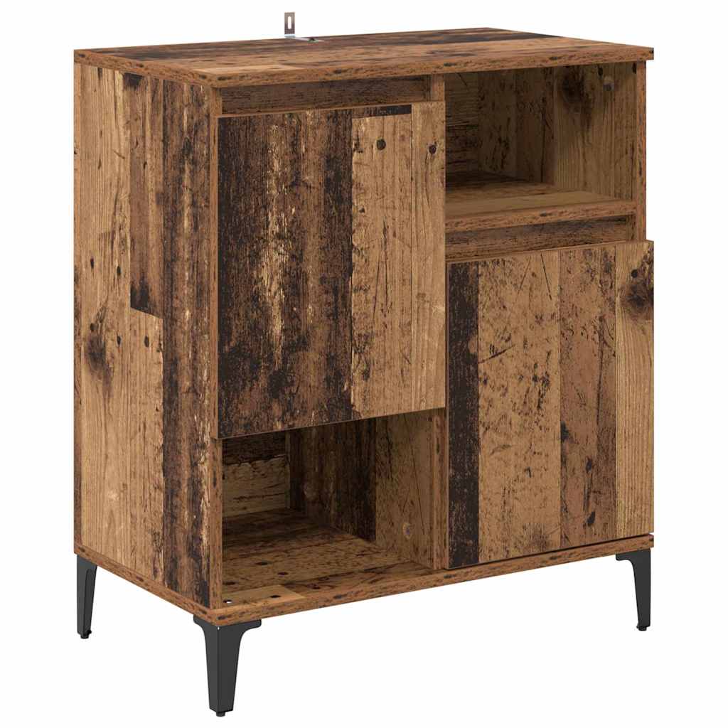 Komode 2 pcs Staro drvo 60 x 35 x 70 cm Konstruirano drvo