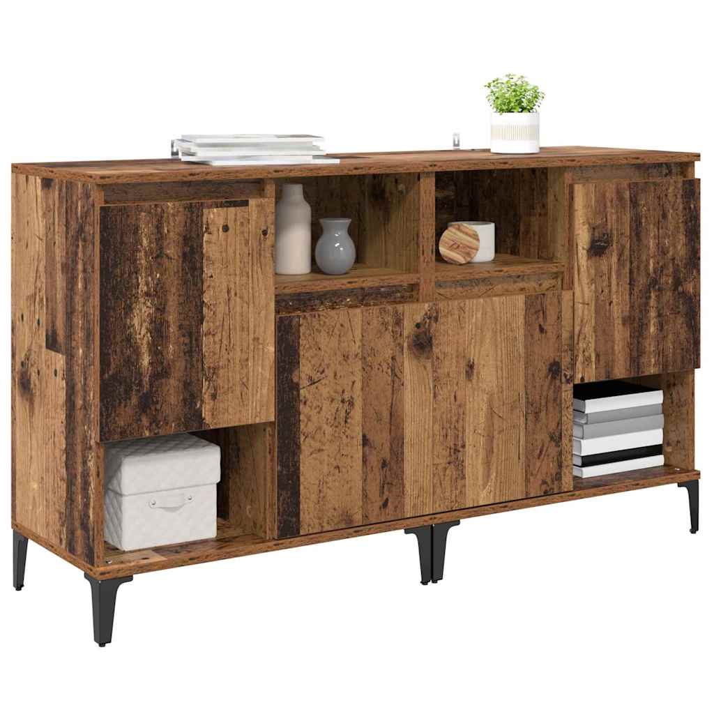 Komode 2 pcs Staro drvo 60 x 35 x 70 cm Konstruirano drvo