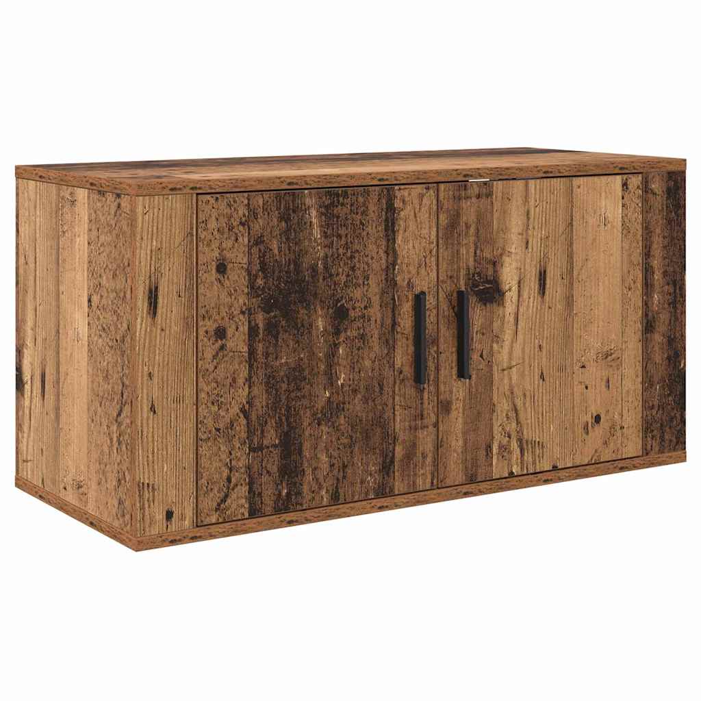 Zidni TV ormar set Zidne 2 pcs Staro drvo 80 x 34,5 x 40 cm