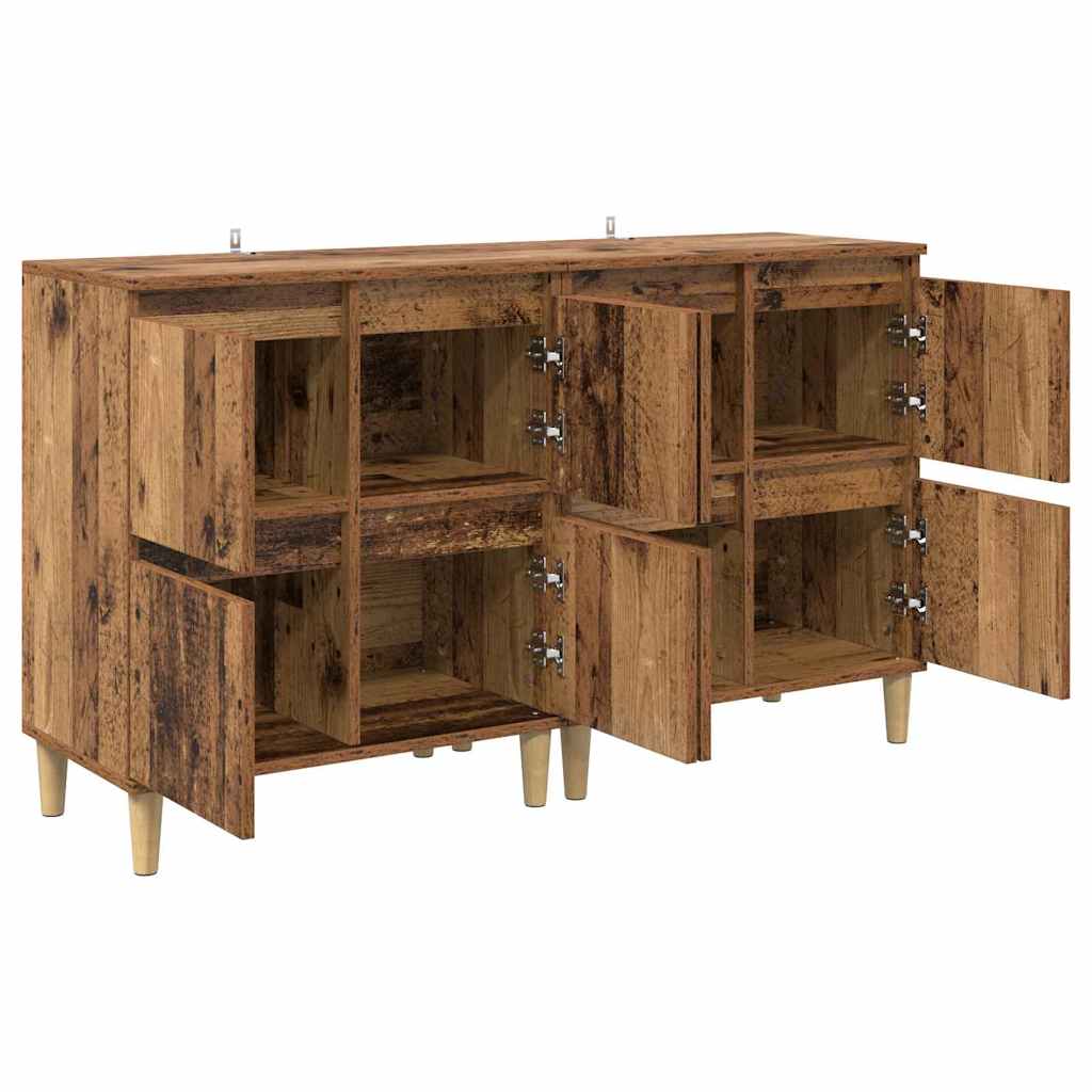 Komode 2 pcs Staro drvo 60 x 35 x 70 cm Konstruirano drvo