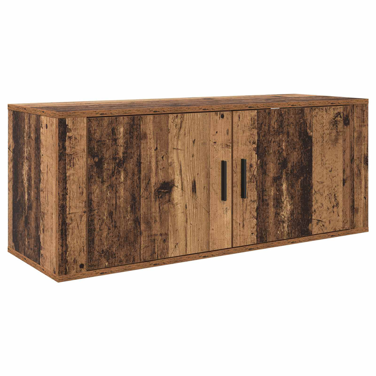 Zidni TV ormar set Zidne 2 pcs Staro drvo 100 x 34,5 x 40 cm