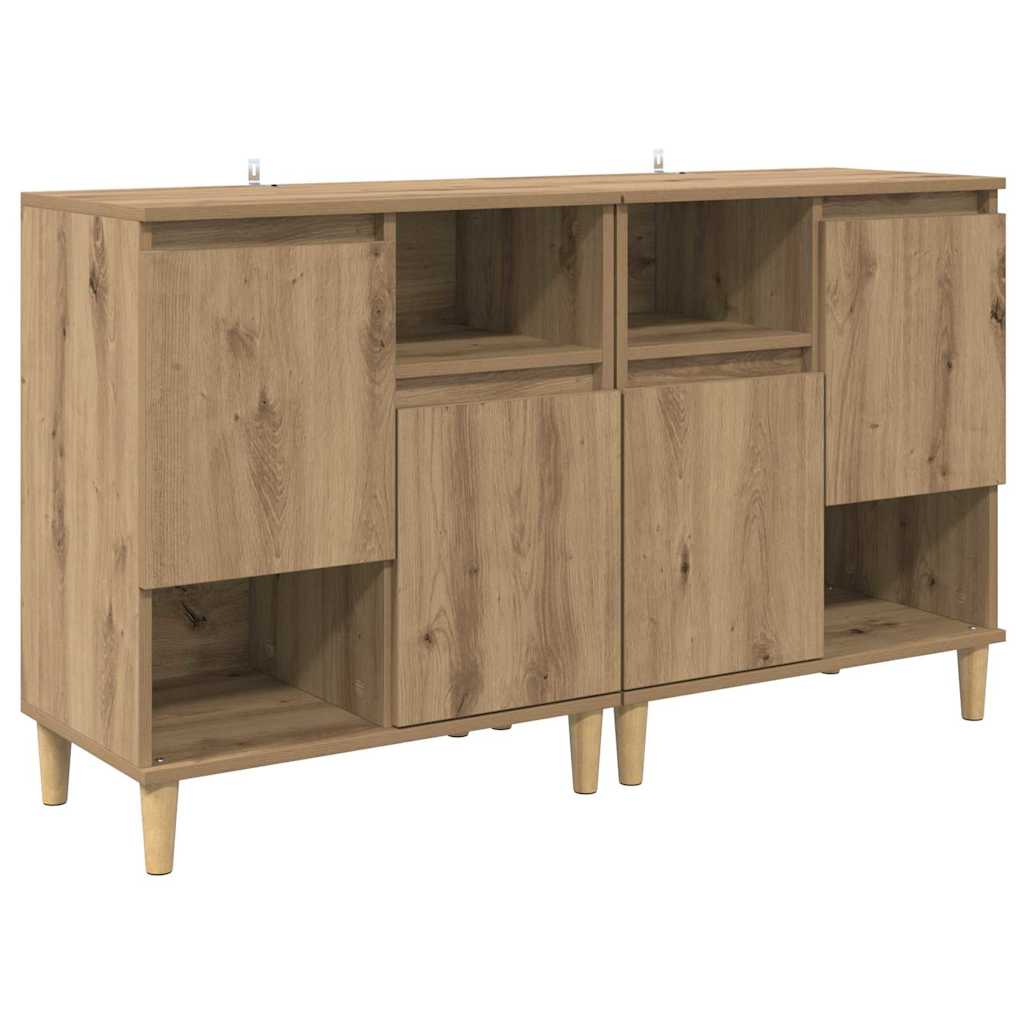 Komode 2 pcs Umjetnički hrast 60 x 35 x 70 cm Konstruirano drvo