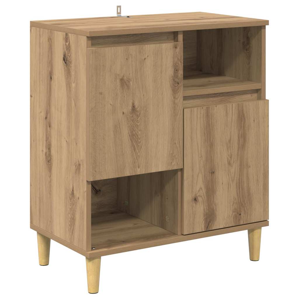 Komode 2 pcs Umjetnički hrast 60 x 35 x 70 cm Konstruirano drvo