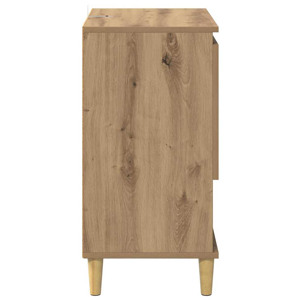 Komode 2 pcs Umjetnički hrast 60 x 35 x 70 cm Konstruirano drvo