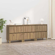 Komode 3 pcs Umjetnički hrast 60 x 35 x 70 cm Konstruirano drvo