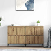 Komode 2 pcs Umjetnički hrast 60 x 35 x 70 cm Konstruirano drvo