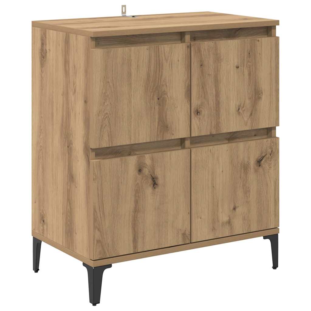 Komode 2 pcs Umjetnički hrast 60 x 35 x 70 cm Konstruirano drvo