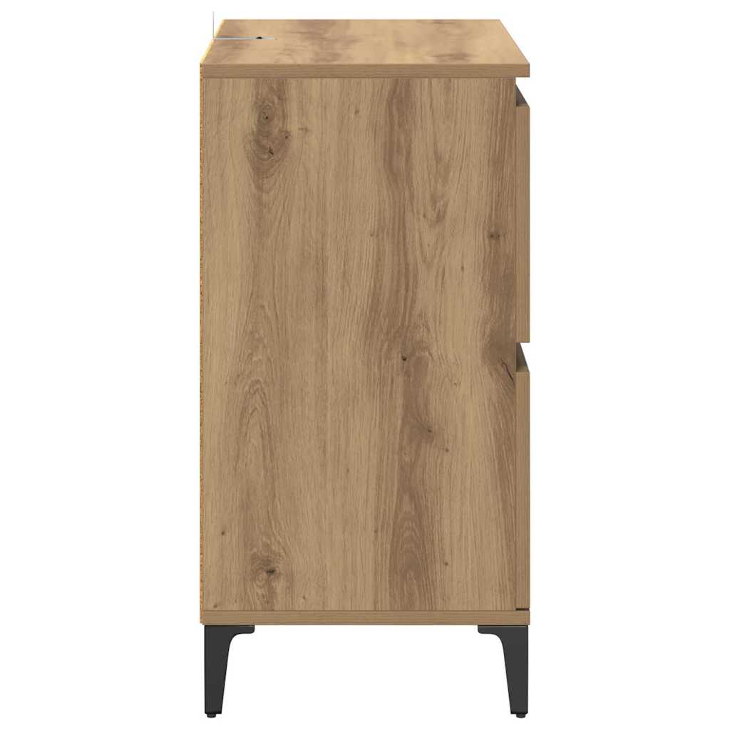 Komode 2 pcs Umjetnički hrast 60 x 35 x 70 cm Konstruirano drvo