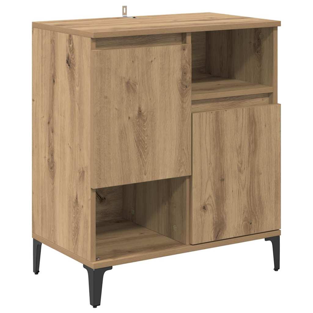 Komode 3 pcs Umjetnički hrast 60 x 35 x 70 cm Konstruirano drvo