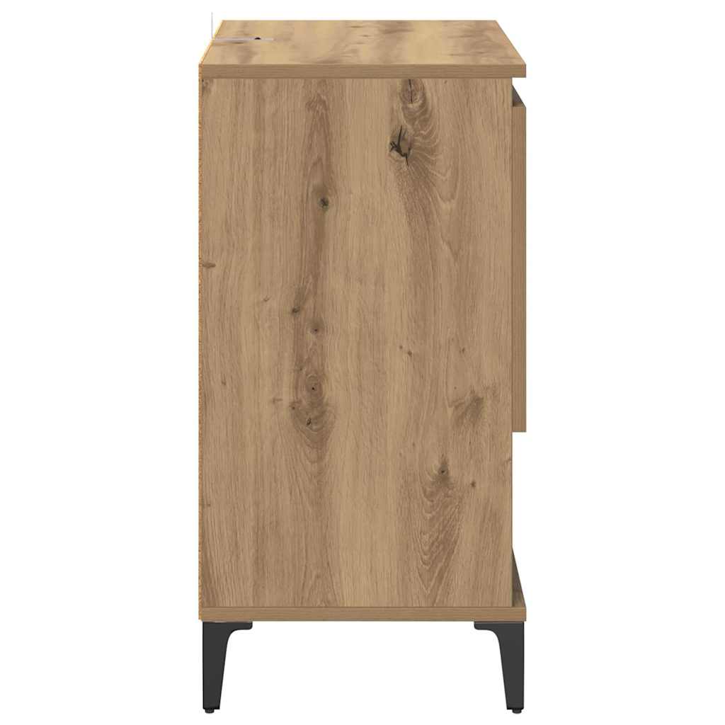 Komode 3 pcs Umjetnički hrast 60 x 35 x 70 cm Konstruirano drvo