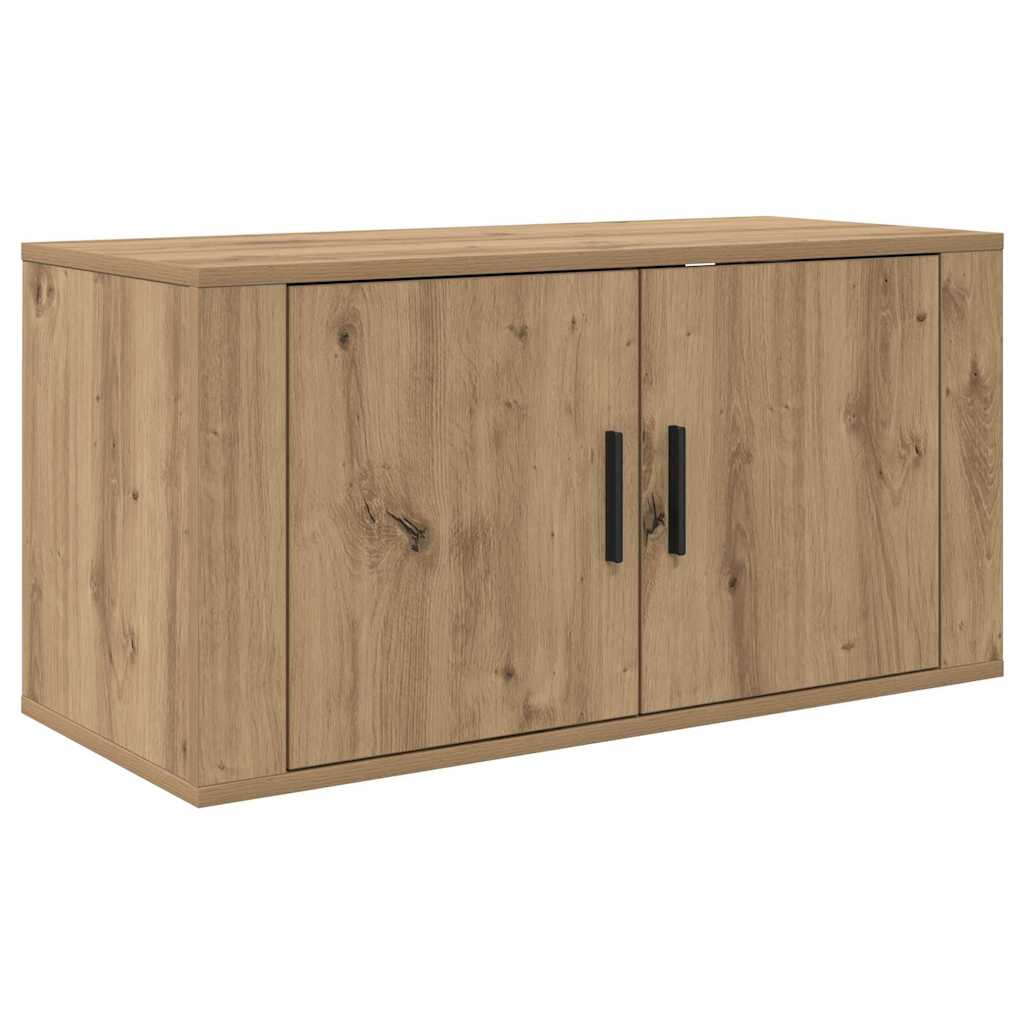 Zidni TV ormar set 3 pcs Umjetnički hrast 80 x 34,5 x 40 cm