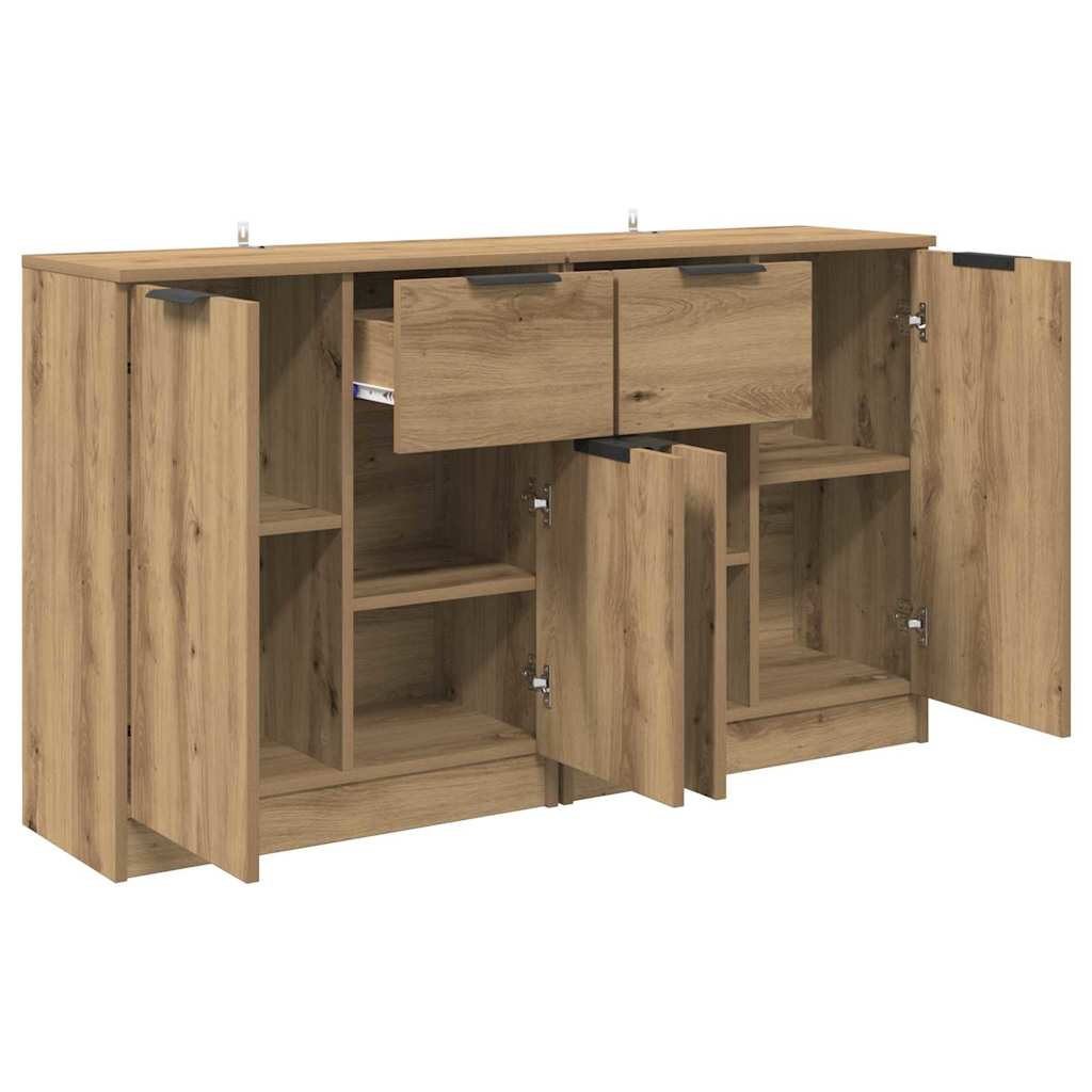 Komode 2 pcs Umjetnički hrast 60 x 30 x 70 cm Konstruirano drvo
