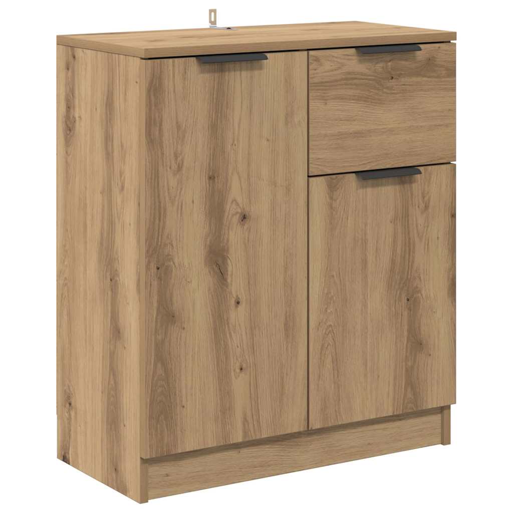Komode 2 pcs Umjetnički hrast 60 x 30 x 70 cm Konstruirano drvo